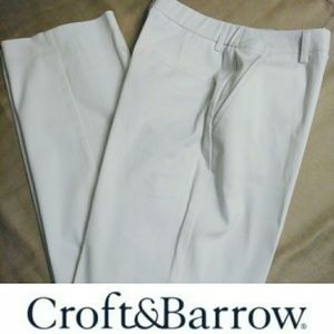✨Clearance✨Croft & Barrow White Slacks Size 8